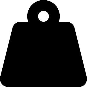 Weight Hanging Icon from Font Awesome Solid Set