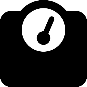 Weight Scale Icon from Font Awesome Solid Set