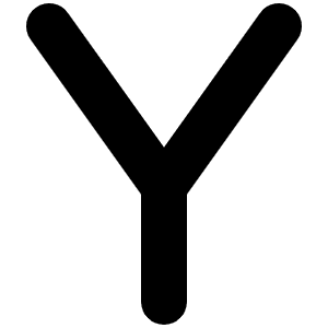 Y Icon from Font Awesome Solid Set