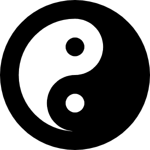 Yin Yang Icon from Font Awesome Solid Set