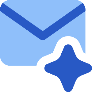 Ai Email Generator Spark Icon from Core Flat Set