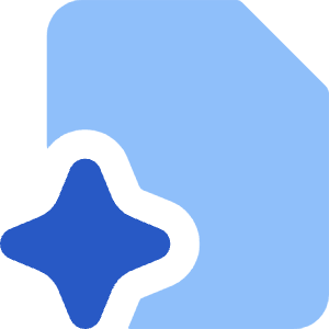 Ai File Spark Icon from Core Flat Set
