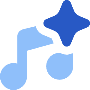Ai Generate Music Spark Icon from Core Flat Set