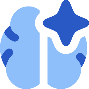 Artificial Intelligence Spark Icon from Core Flat Set