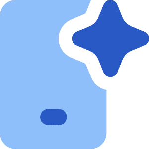 Mobile Ai Spark Icon from Core Flat Set