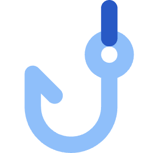 Fishing Phishing Icon from Core Flat Set