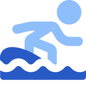 Surfing Icon from Core Flat Set