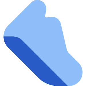 Walking Steps Icon from Core Flat Set