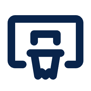 Backboard Line Icon from Mingcute Line Set