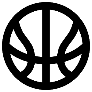 Basketball Icon from Atlas Line Set