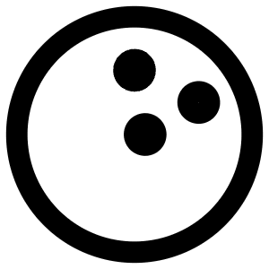 Bowling Ball Icon from Atlas Line Set