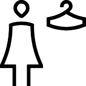 Changin Room Woman Icon from Guidance – Free Set