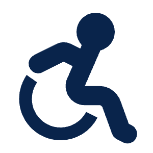 Disabled 2 Fill Icon from Mingcute Fill Set