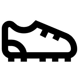 Football Soccer Sneakers Icon from Atlas Line Set