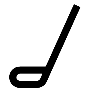 Hockey Stick Icon from Atlas Line Set