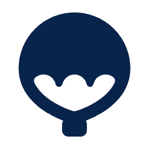 Parachute Fill Icon from Mingcute Fill Set