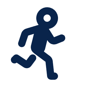 Run Line Icon from Mingcute Line Set