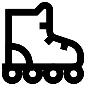 Skating Skate Icon from Atlas Line Set