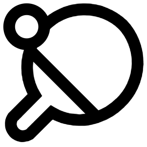 Table Tennis Ping Pong  Icon from Atlas Line Set