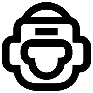 Wrestling Gear Helmet Icon from Atlas Line Set