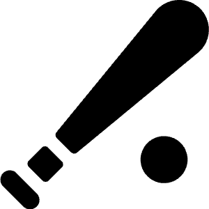 Baseball Bat Ball Icon from Ultimate Bold - Free Set