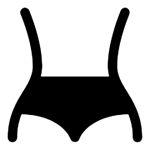 Body Shape Minimalistic Icon from Solar Bold Set