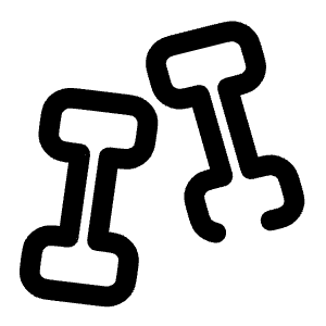 Dumbbells 2 Icon from Solar Broken Set