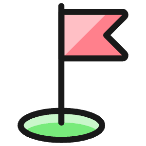 Golf Hole Icon from Ultimate Colors - Free Set