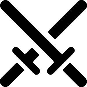 Martial Arts Swords Icon from Ultimate Bold - Free Set