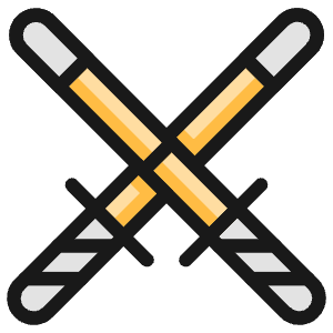 Martial Arts Swords Icon from Ultimate Colors - Free Set