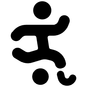 Paralympics Football Icon from Ultimate Bold - Free Set