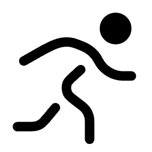 Running 2 Icon from Solar Bold Set