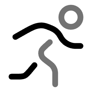 Running 3 Icon from Solar Line Duotone Set