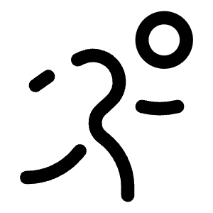 Running Round Icon from Solar Broken Set