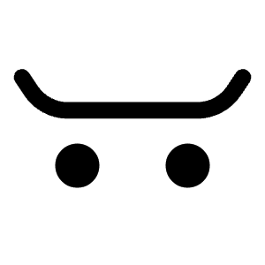 Skateboard Icon from Solar Bold Set