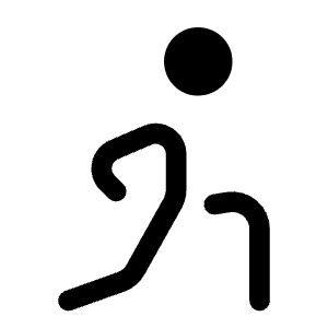 Stretching Icon from Solar Bold Set