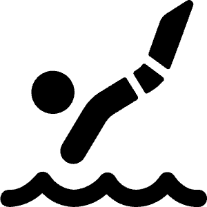 Swimming Diving Icon from Ultimate Bold - Free Set