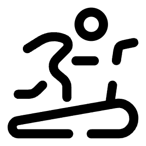 Treadmill Icon from Solar Broken Set