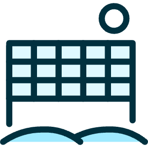 Volleyball Net Icon from Ultimate Duotone - Free Set