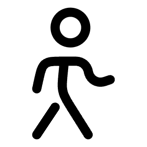 Walking Icon from Solar Linear Set