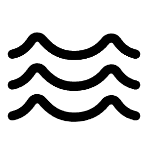 Water Icon from Solar Bold Set