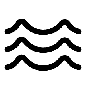Water Icon from Solar Linear Set