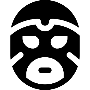 Wrestling Mask 1 Icon from Ultimate Bold - Free Set