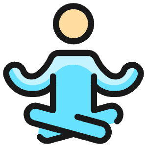 Yoga Meditate Icon from Ultimate Colors - Free Set