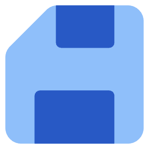 Floppy Disk Icon from Core Flat Set