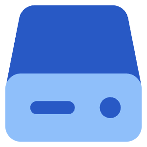 Hard Drive 1 Icon from Core Flat Set