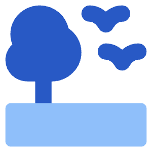 Life On Land Icon from Core Flat Set
