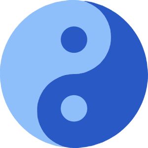Yin Yang Symbol Icon from Core Flat Set