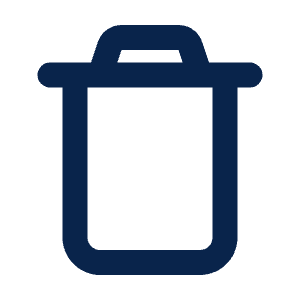 Delete 3 Line Icon from Mingcute Line Set