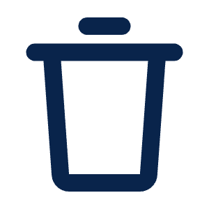 Delete Line Icon from Mingcute Line Set